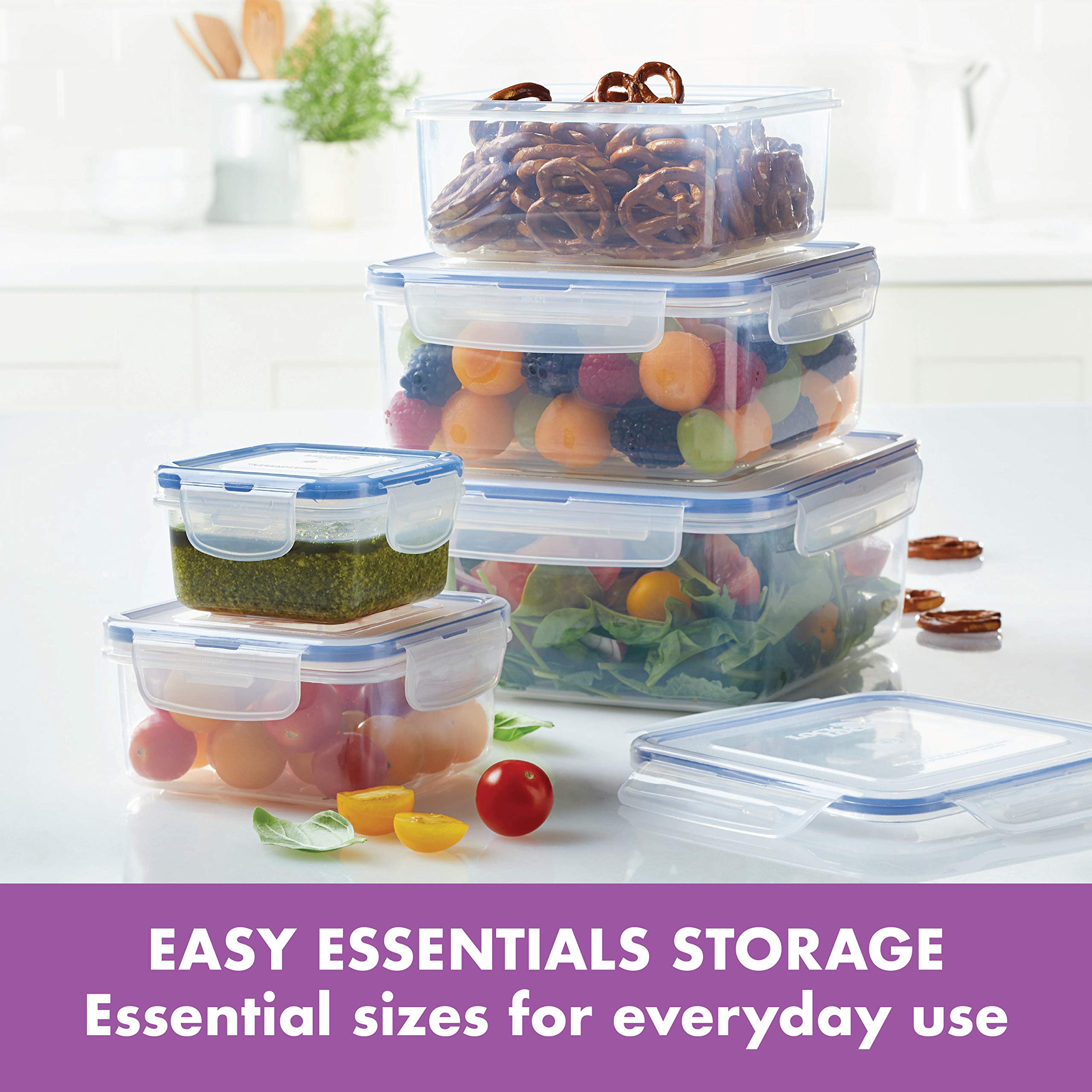 Amazon | LOCK & LOCK Easy Essentials 食品保存蓋/密閉容器